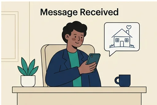 Illustration: a practitioner receiving a parent's inquiry
